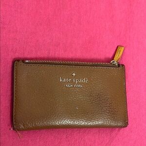 Kate Spade Brown Leather Bifold Wallet